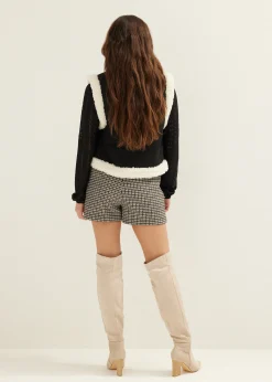 Gilet teddy studs