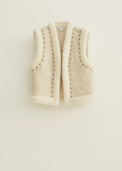 Gilet teddy studs