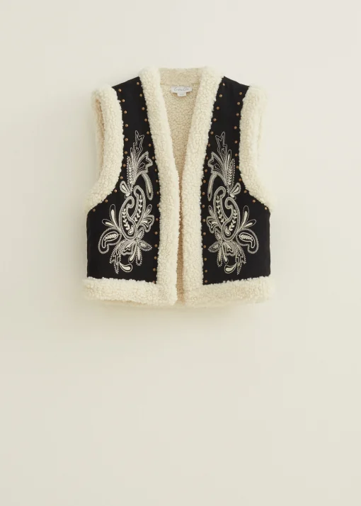 Gilet teddy studs