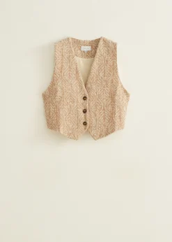 Gilet van jacquard