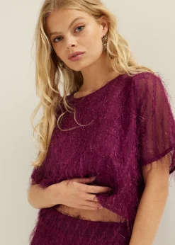 Glitter top fancy