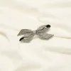 Haarclip strik met strass