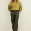 Imitatieleren broek