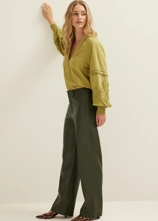 Imitatieleren broek