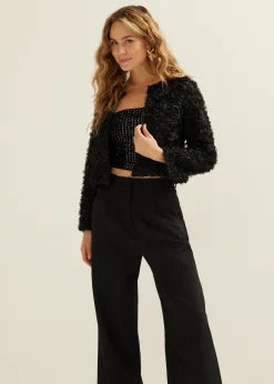 Jacket tulle bloemen