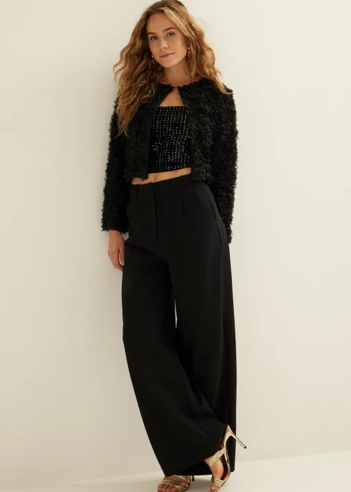Jacket tulle bloemen