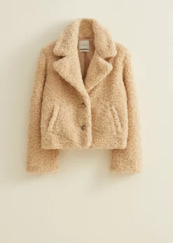 Korte teddy jas