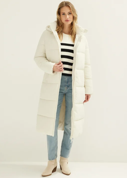 Lange puffer jas