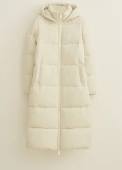 Lange puffer jas