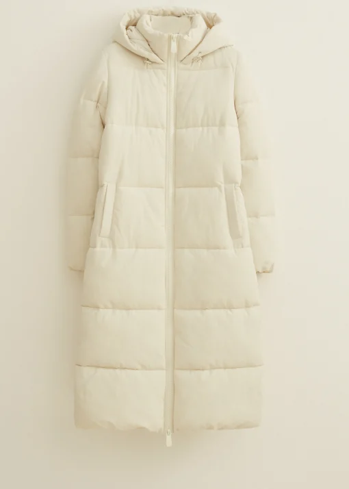 Lange puffer jas
