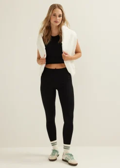Legging met rib structuur