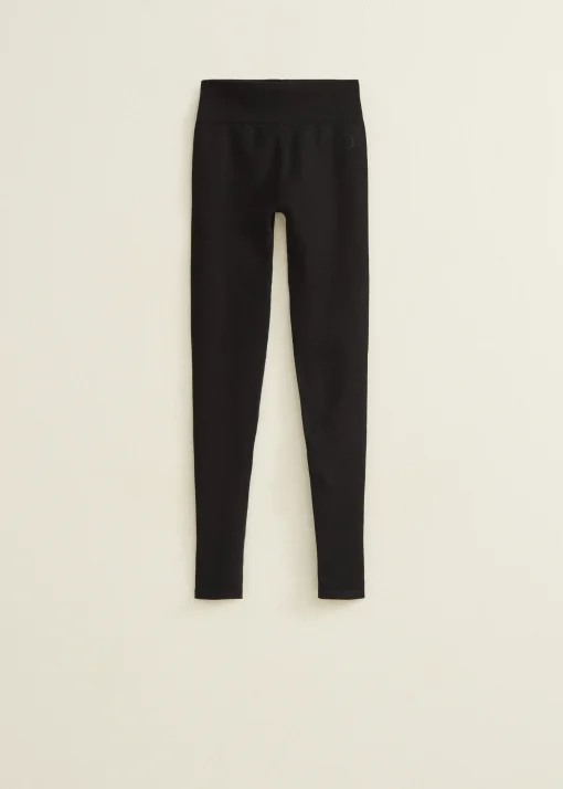 Legging met rib structuur
