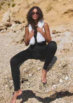 Legging met rib structuur