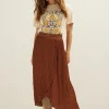 Maxi rok met studs