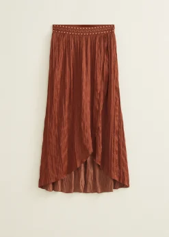 Maxi rok met studs