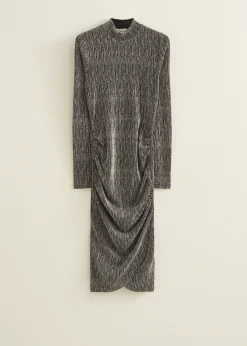 Midi glitter jurk