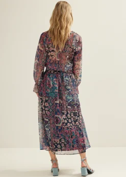 Midi rok met print
