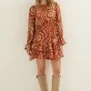 Mini jurk met ruffles