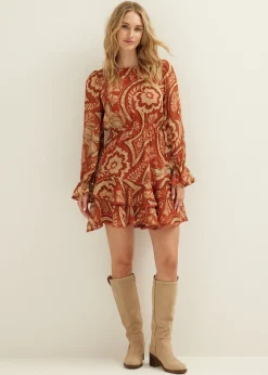Mini jurk met ruffles