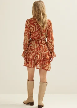 Mini jurk met ruffles