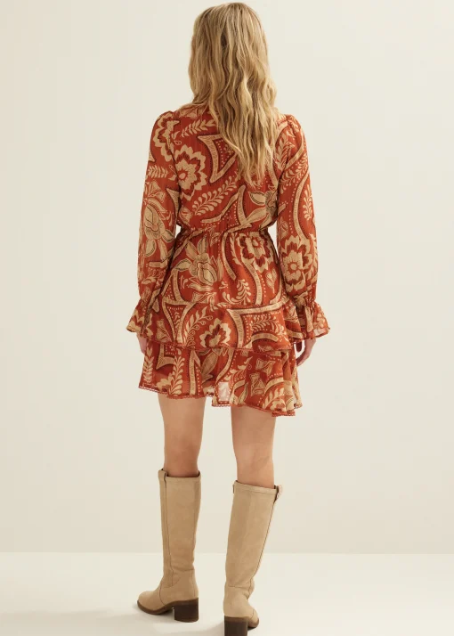 Mini jurk met ruffles