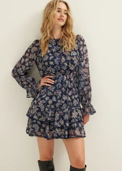 Mini jurk met ruffles