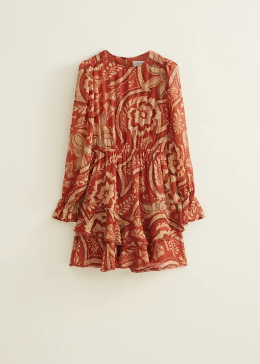 Mini jurk met ruffles