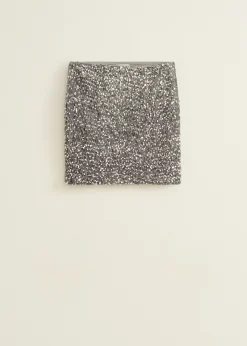 Mini pailletten rok