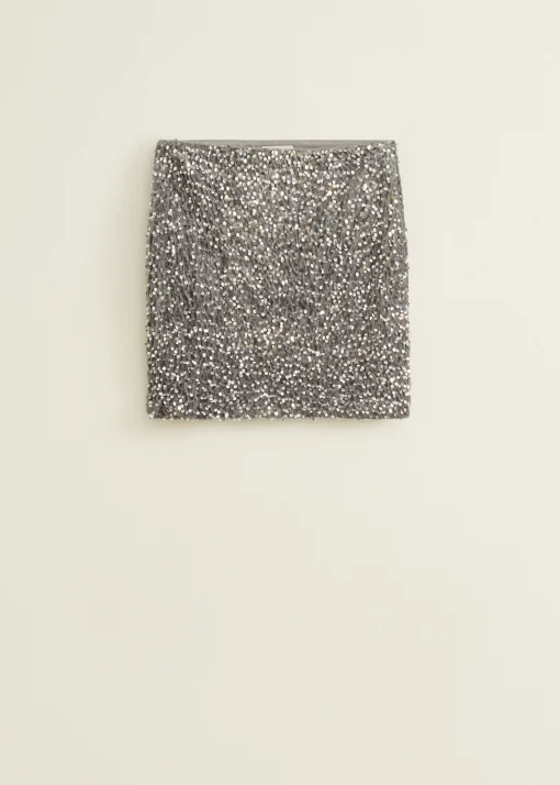 Mini pailletten rok