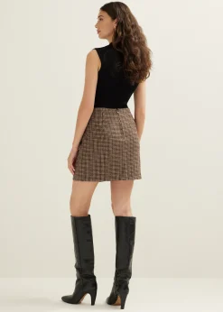 Mini rok met overslag