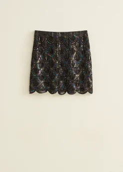 Mini rok met pailletten