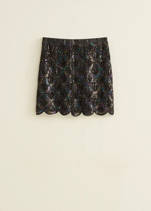 Mini rok met pailletten