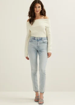 Off-shoulder trui