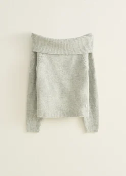 Off-shoulder trui