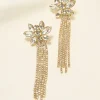 Oorbellen met strass details
