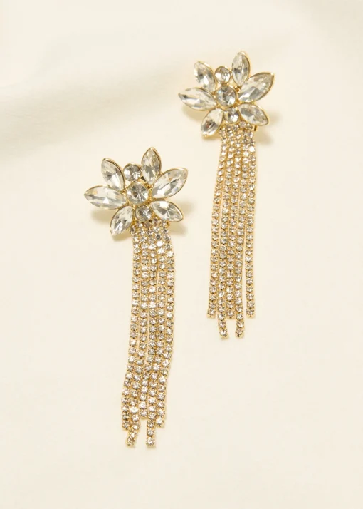 Oorbellen met strass details