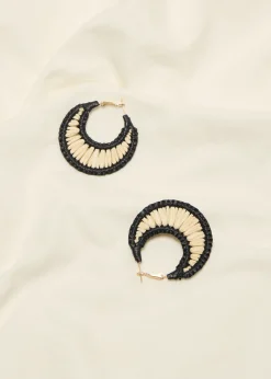 Oorringen met tweekleurige details