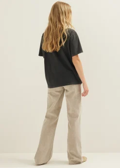 Oversized t-shirt met kralen