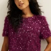 Pailletten top