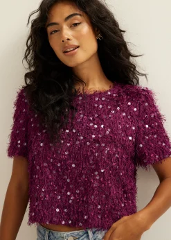 Pailletten top