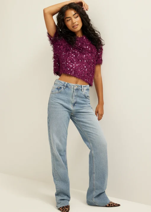 Pailletten top