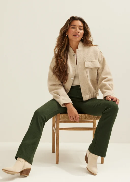 Pantalon jacquard