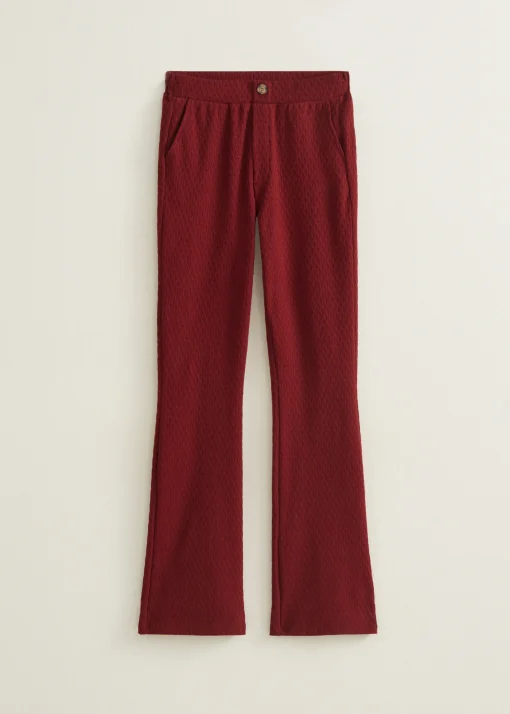 Pantalon jacquard