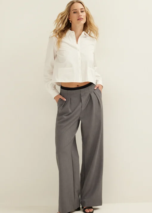 Pantalon met elastieke band