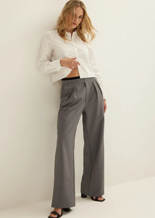 Pantalon met elastieke band