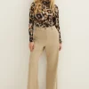 Pantalon met wide leg