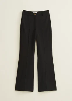 Pantalon met wide leg