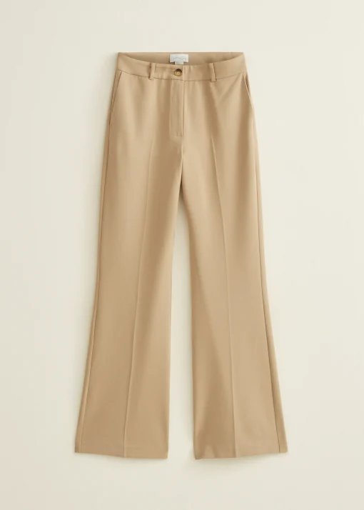 Pantalon met wide leg