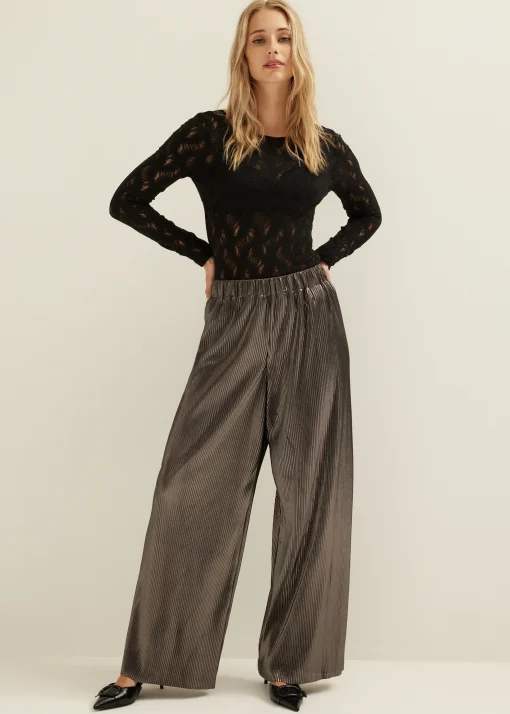 Plissé broek