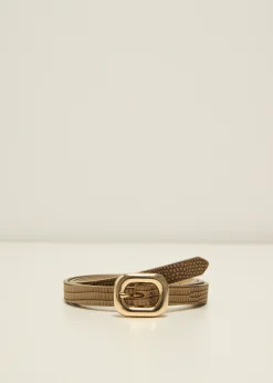 Riem met krokodil patroon